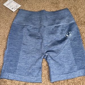 Athletic Style Shorts-Blue